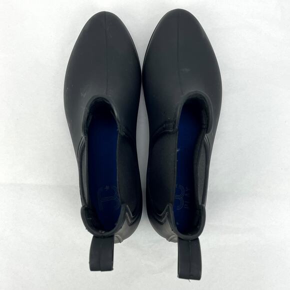 Jeffrey Campbell Womens Forecast Chelsea Rain Boots 6 Matt Black Waterproof NWOB - Picture 10 of 12
